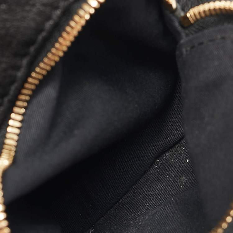 Pre Owned Givenchy Black Leather Multi Zip Satchel