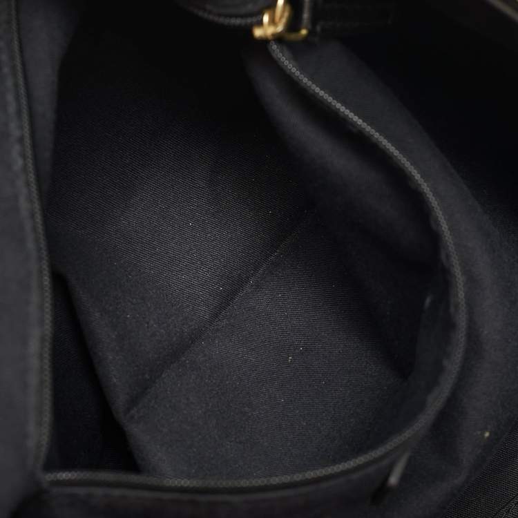 Pre Owned Givenchy Black Leather Multi Zip Satchel