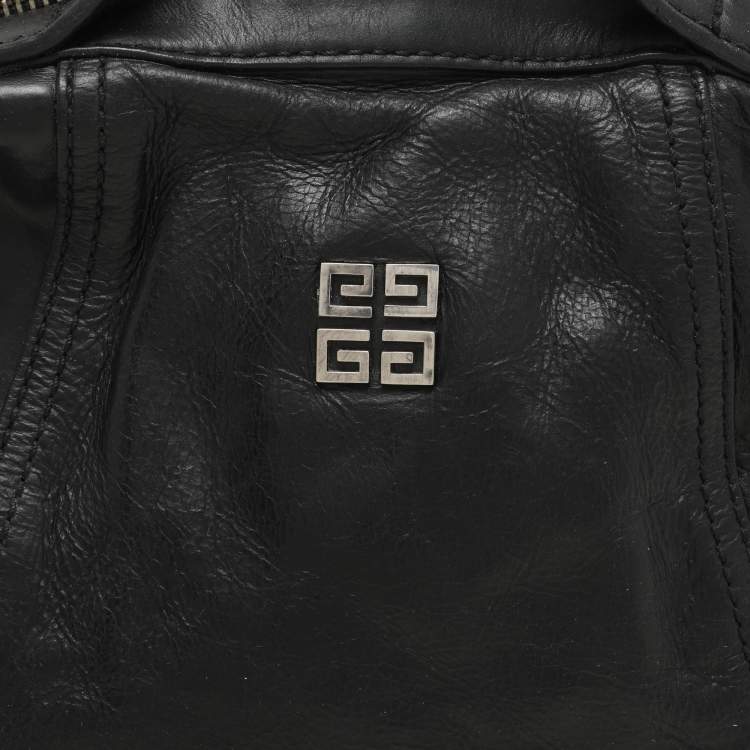 Pre Owned Givenchy Black Leather Satchel