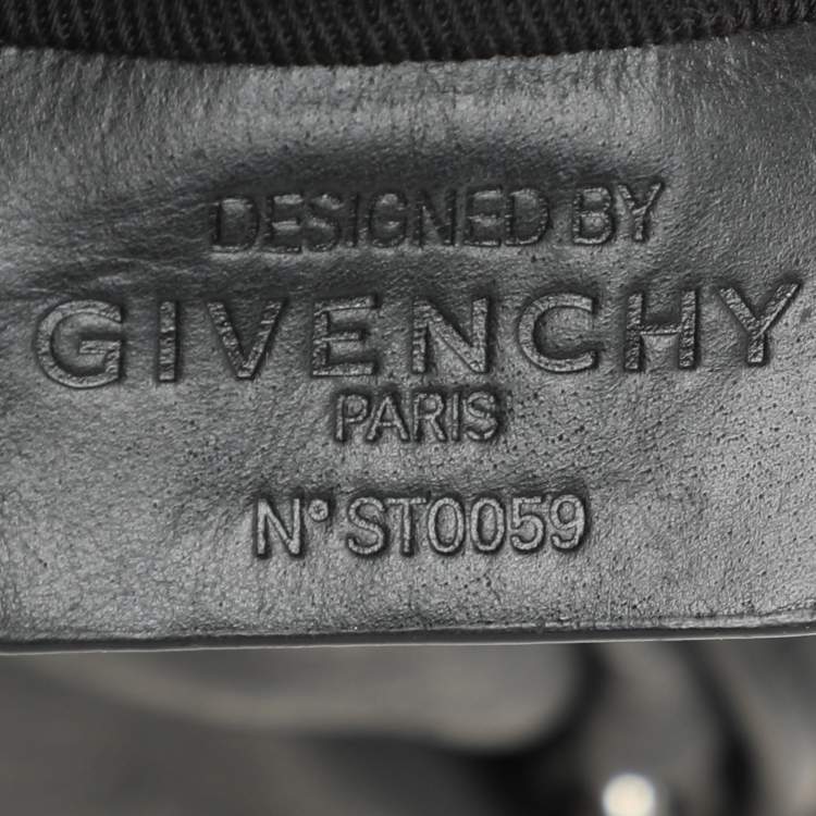 Pre Owned Givenchy Black Leather Satchel