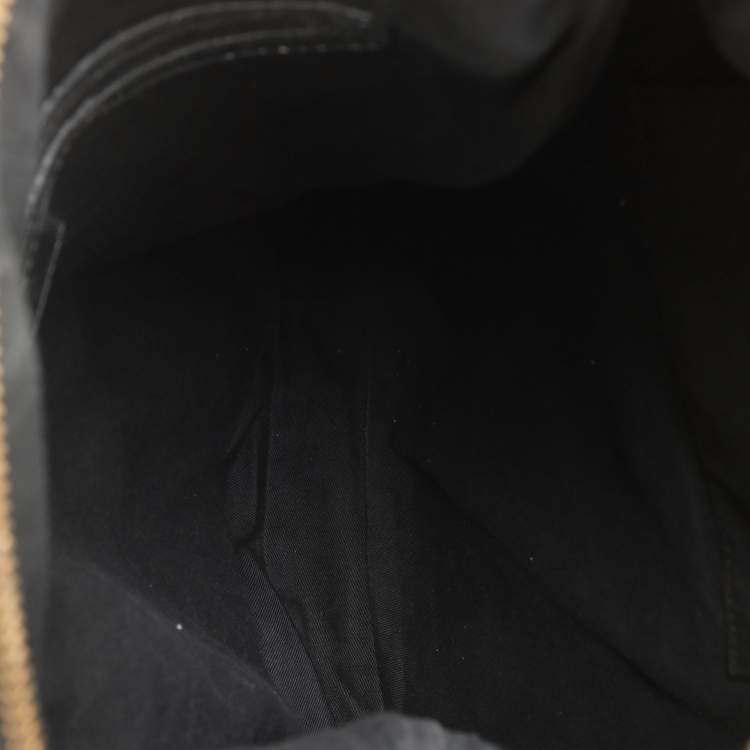 Pre Owned Givenchy Metalic Grey Leather Hobo