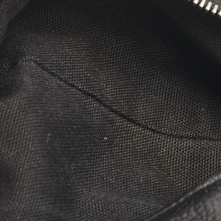 Pre Owned Givenchy Black Leather Mini Pandora Chain Shoulder Bag