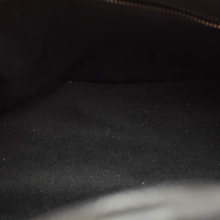 Pre Owned Givenchy Black Glossy Leather Small Antigona Satchel