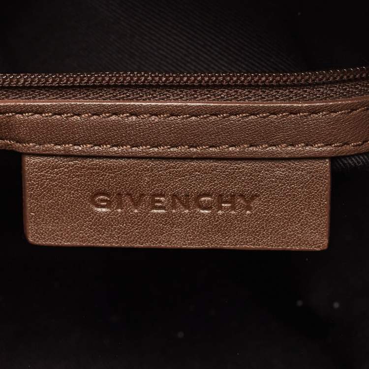 Pre Owned Givenchy Brown Leather Hobo