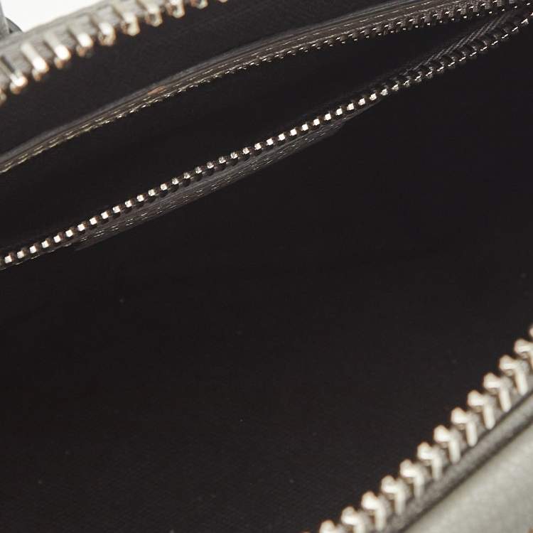 Pre Owned Givenchy Grey Leather Mini Antigona Satchel