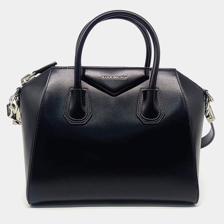 Pre Owned Givenchy Black Leather Antigona Small bag