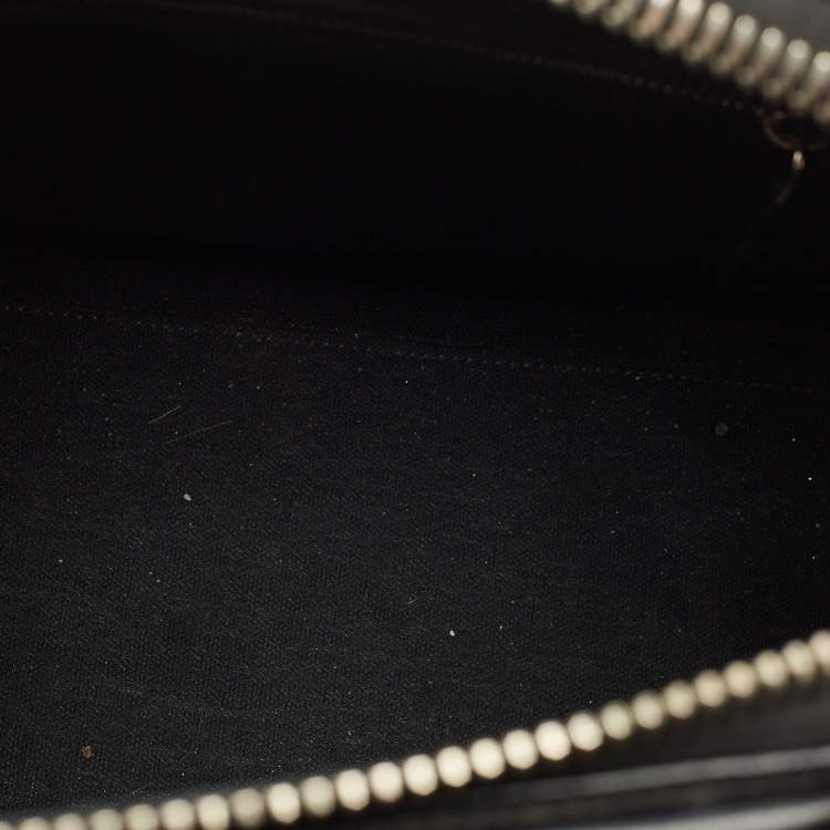 Pre Owned Givenchy Black Glossy Leather Small Antigona Satchel