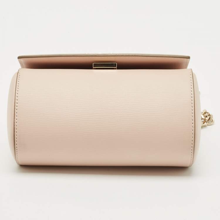 Pre Owned Givenchy Light Pink Leather Pandora Box Bag