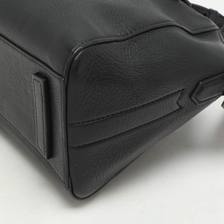 Pre Owned Givenchy Black Leather Mini Antigona Satchel
