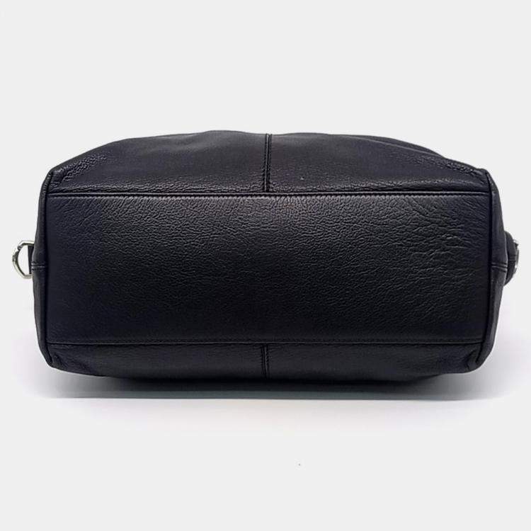 Pre Owned Givenchy Black Leather Nightingale Medium