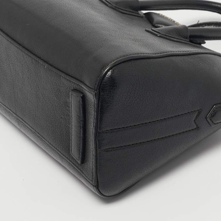 Pre Owned Givenchy Black Leather Mini Antigona Satchel