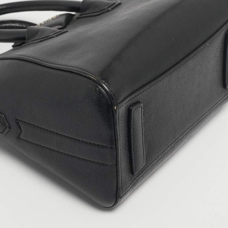 Pre Owned Givenchy Black Leather Mini Antigona Satchel