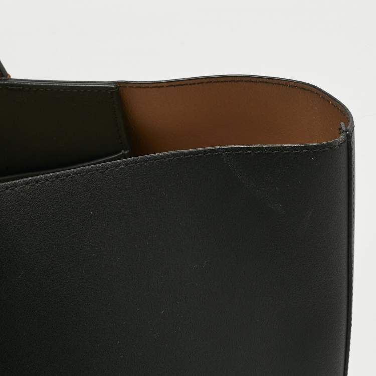 Pre Owned Givenchy Black Leather GV Shopper Tote