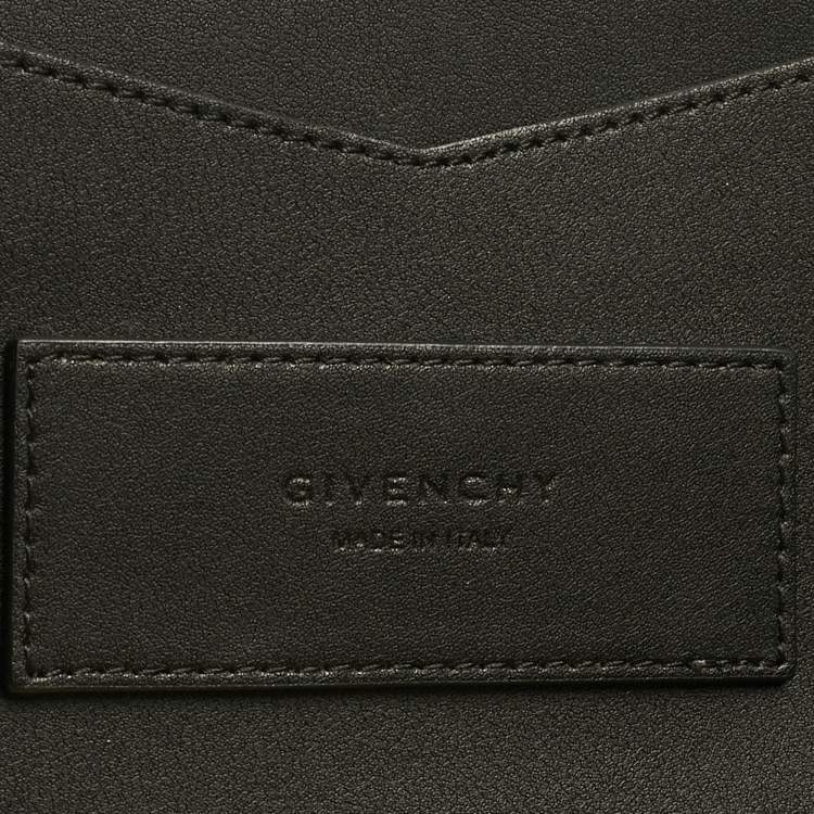 Pre Owned Givenchy Black Leather GV Shopper Tote