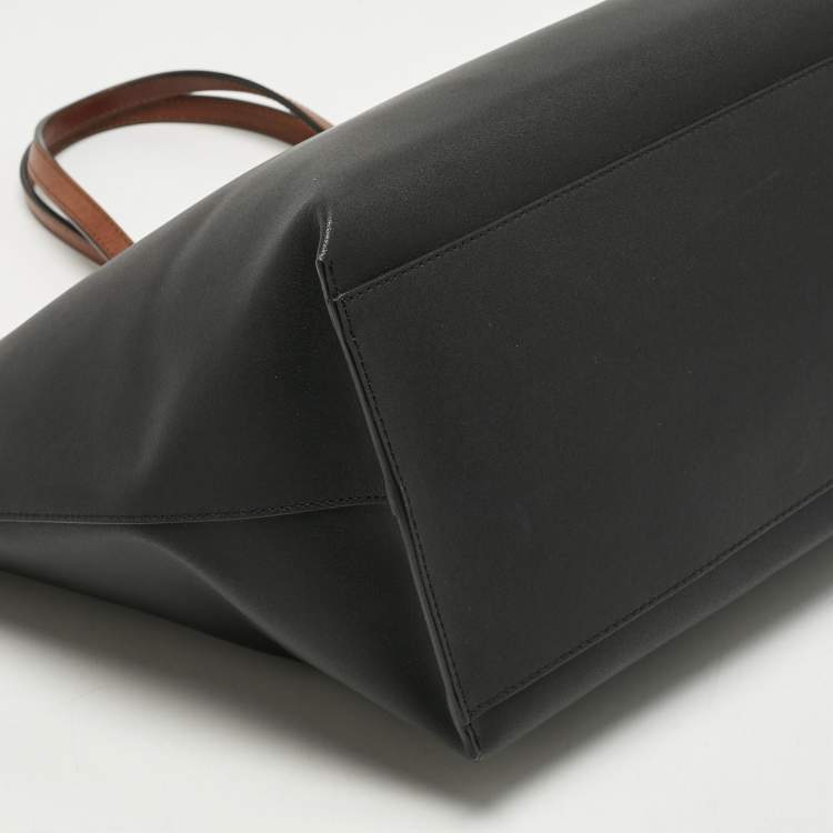 Pre Owned Givenchy Black Leather GV Shopper Tote