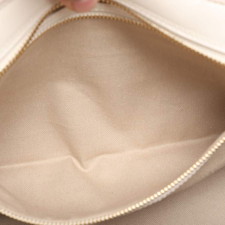 Pre Owned Givenchy Cream Leather Medium Sway Bag