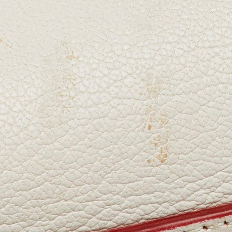 Pre Owned Givenchy White Leather Small Antigona Satchel