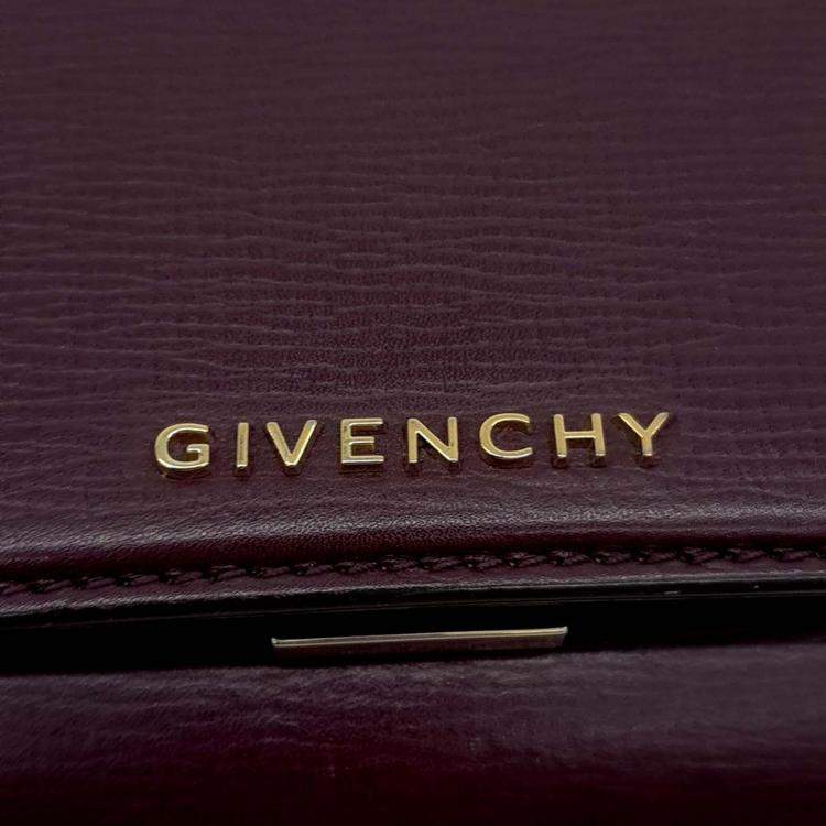 Pre Owned Givenchy Purple Leather New Pandora Box Mini