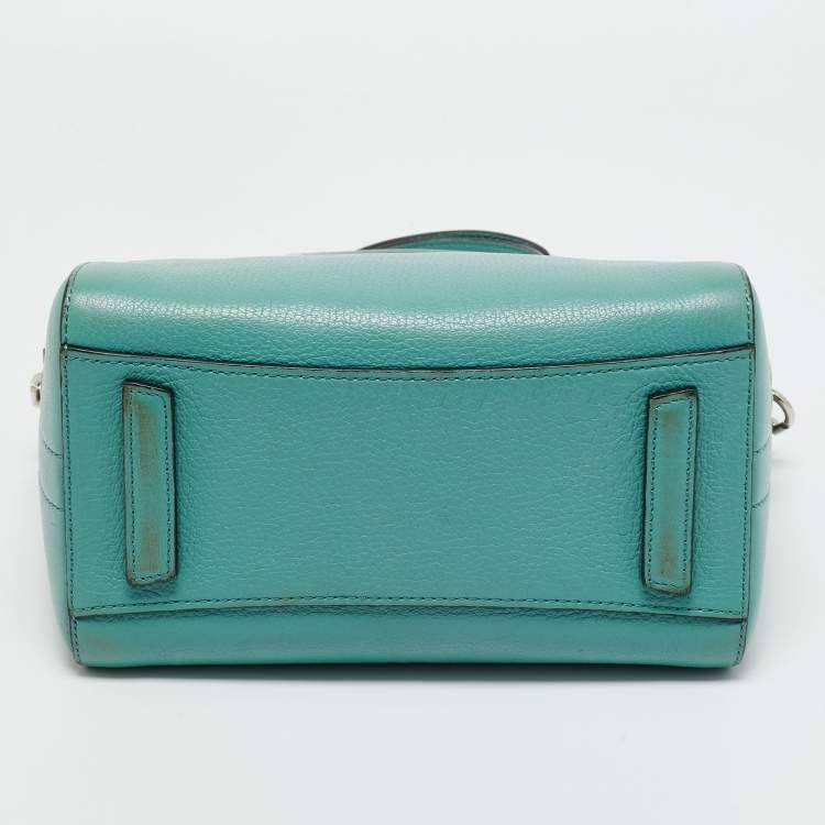 Pre Owned Givenchy Aqua Leather Mini Antigona Satchel