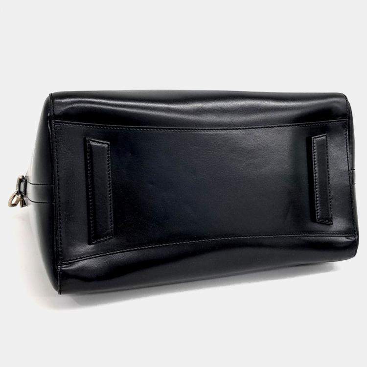 Pre Owned Givenchy Black Leather Antigona Medium
