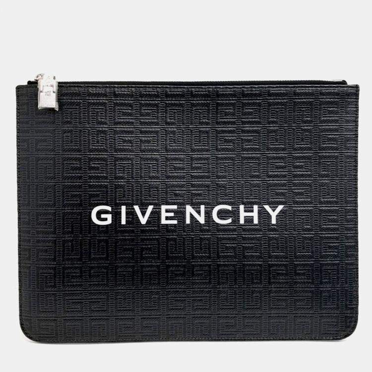 Pre Owned Givenchy Black Leather clutch