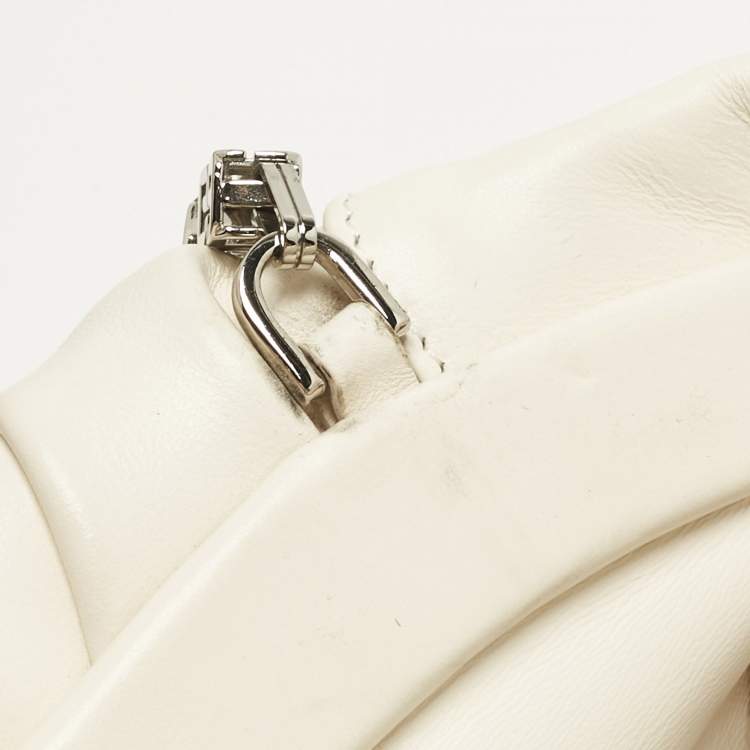 Pre Owned Givenchy White Leather Kenny Shoulder Bag