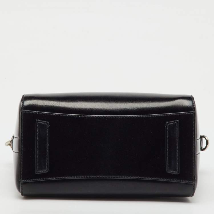 Pre Owned Givenchy Black Leather Mini Antigona Satchel