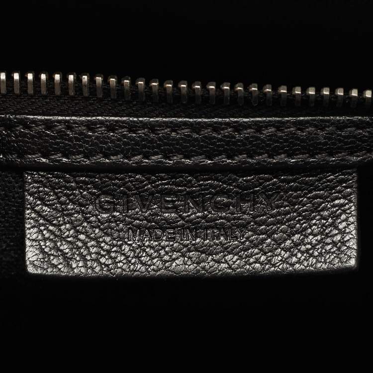 Pre Owned Givenchy Black Leather Medium Antigona Satchel