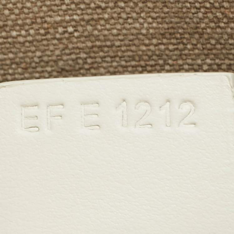 Pre Owned Givenchy Blue/Cream 4G Denim and Leather Medium Tote