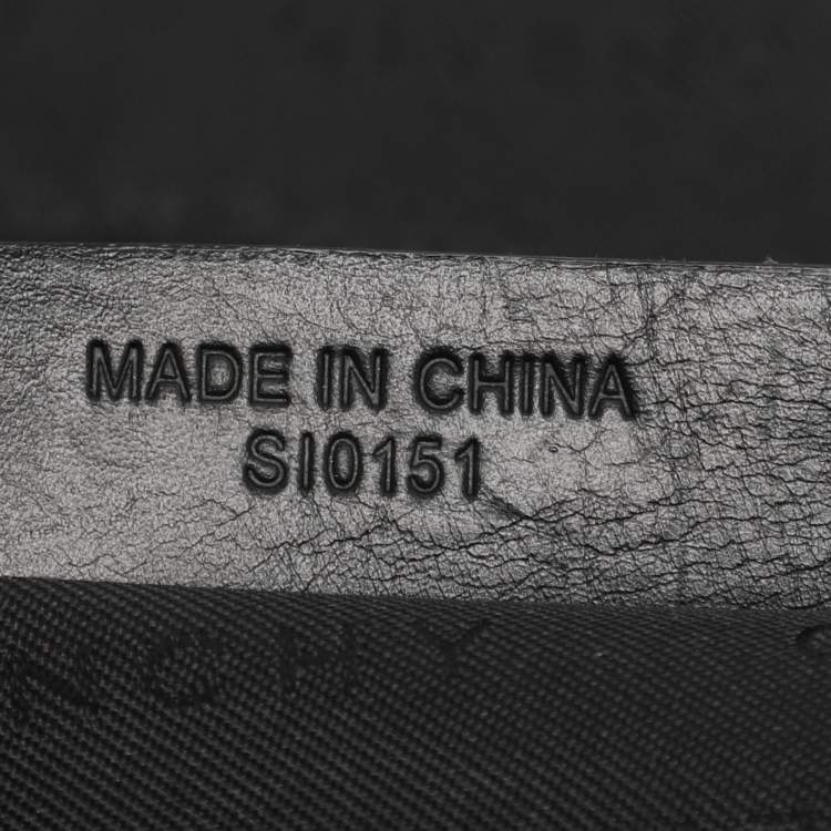 Pre Owned Givenchy Black Monogram Canvas and Leather Top Handle Bag