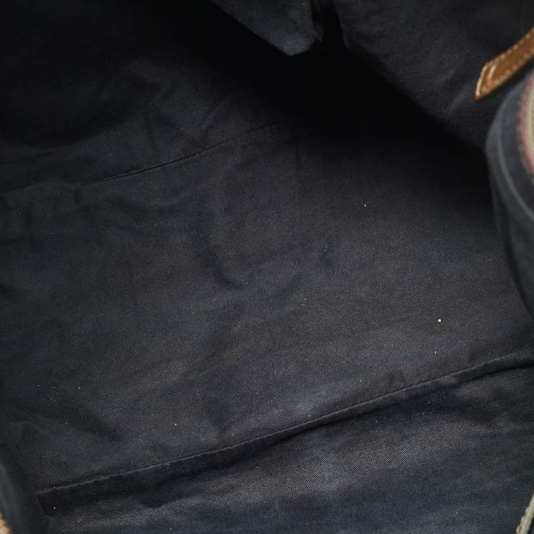 Pre Owned Givenchy Olive Green Leather Large Nightingale Satchel