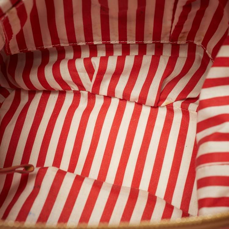 Pre Owned Givenchy Tan Leather Greca Logo Hobo