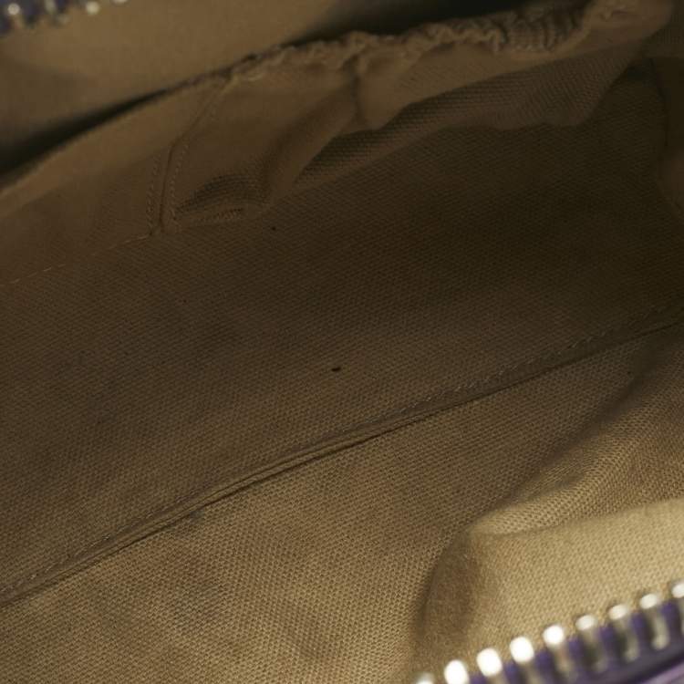 Pre Owned Givenchy Purple Leather Mini Antigona Satchel