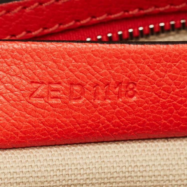 Pre Owned Givenchy Red Leather Mini Antigona Satchel