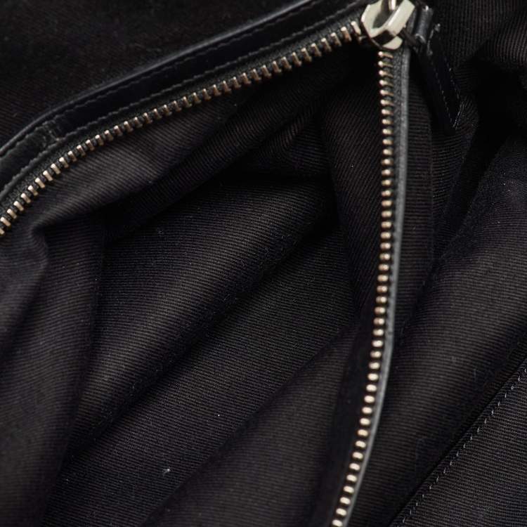 Pre Owned Givenchy Green Leather Medium Nightingale Satchel