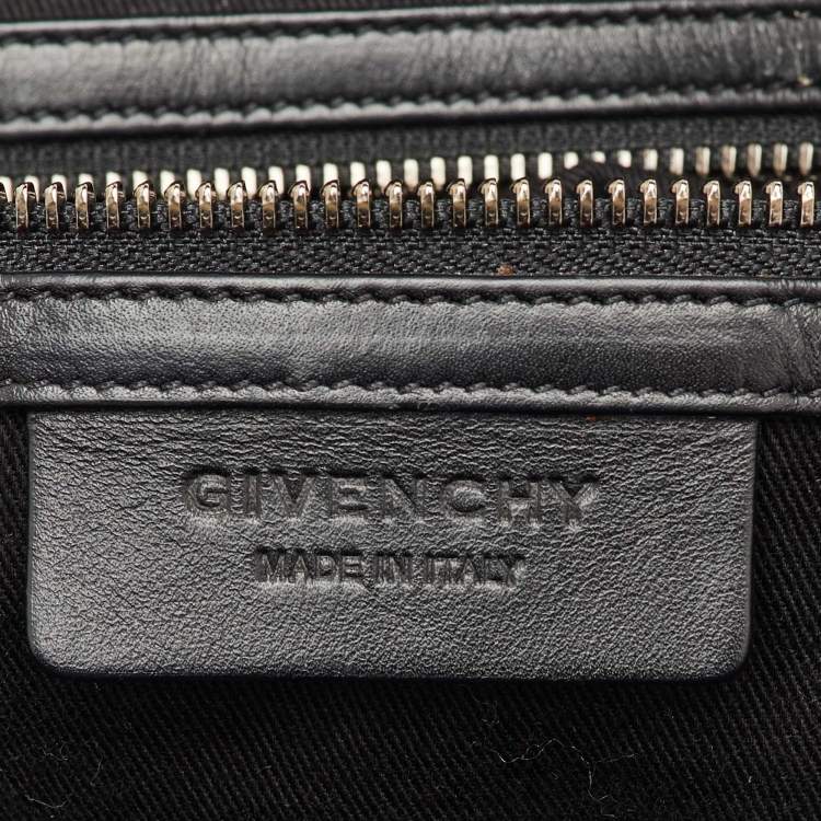 Pre Owned Givenchy Green Leather Medium Nightingale Satchel