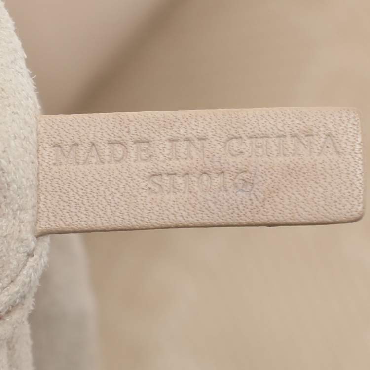 Pre Owned Givenchy Beige Monogram Leather Hobo