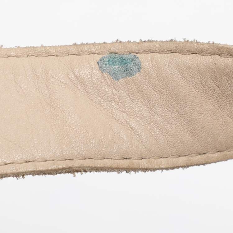 Pre Owned Givenchy Beige Monogram Leather Hobo