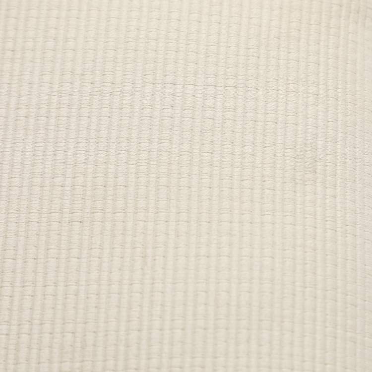 Pre Owned Givenchy Logo Embroidered Off White Canvas Wristlet Clutch