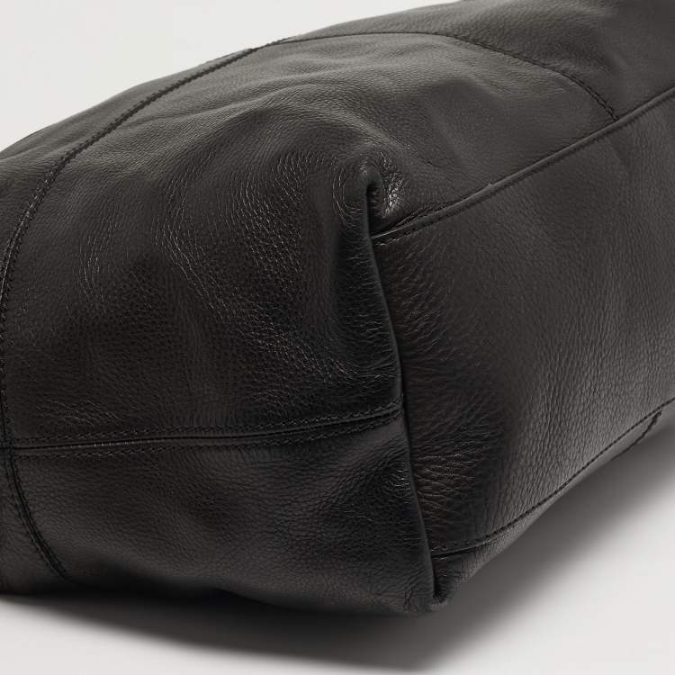 Pre Owned Givenchy Nightingale Embellished Medium Black Leather Bag