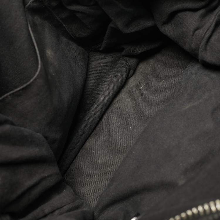 Pre Owned Givenchy Nightingale Embellished Medium Black Leather Bag