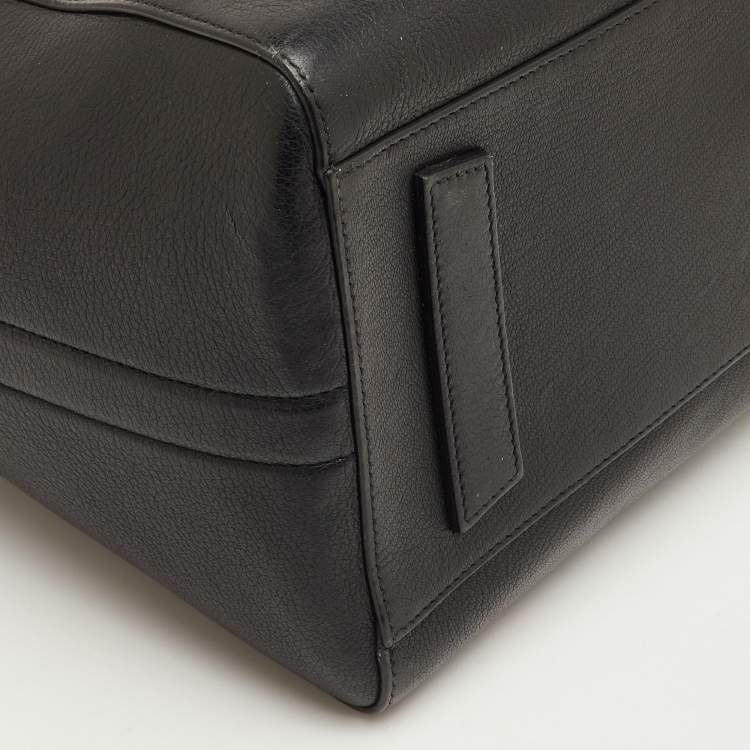 Pre Owned Givenchy Antigona Medium Black Leather Satchel