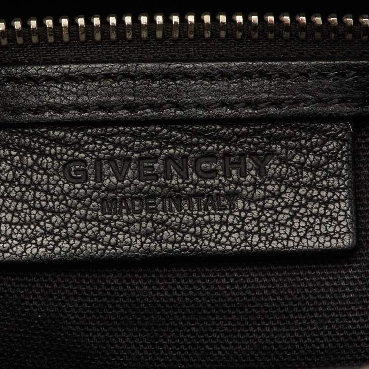 Pre Owned Givenchy Antigona Medium Black Leather Satchel