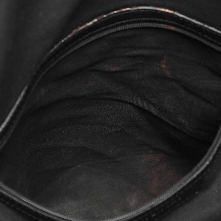 Pre Owned Givenchy Black Leather Hobo