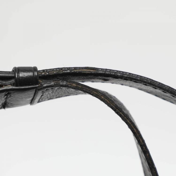 Pre Owned Givenchy Black Leather Hobo