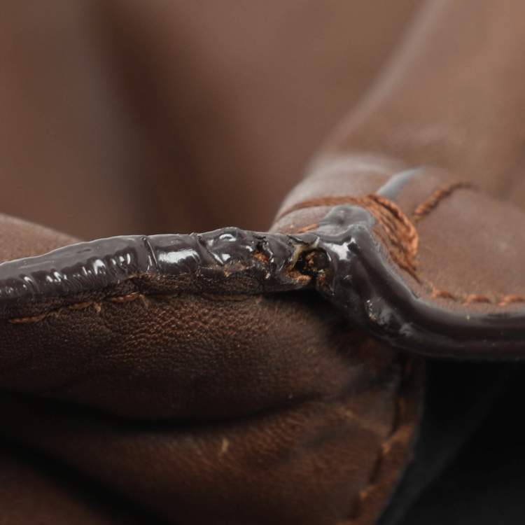 Pre Owned Givenchy Brown Leather Hobo