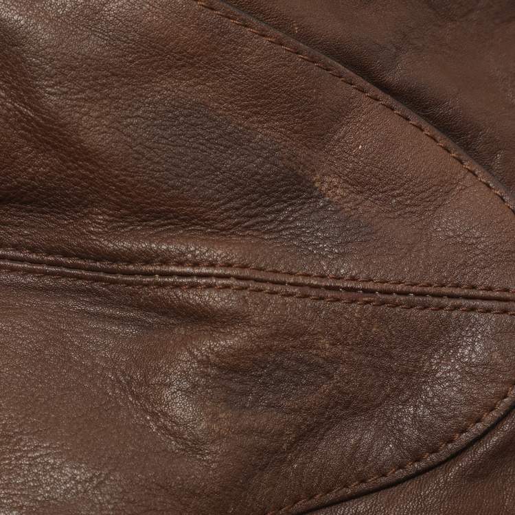 Pre Owned Givenchy Brown Leather Hobo