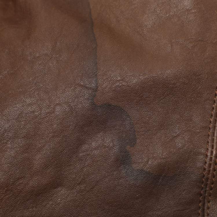 Pre Owned Givenchy Brown Leather Hobo