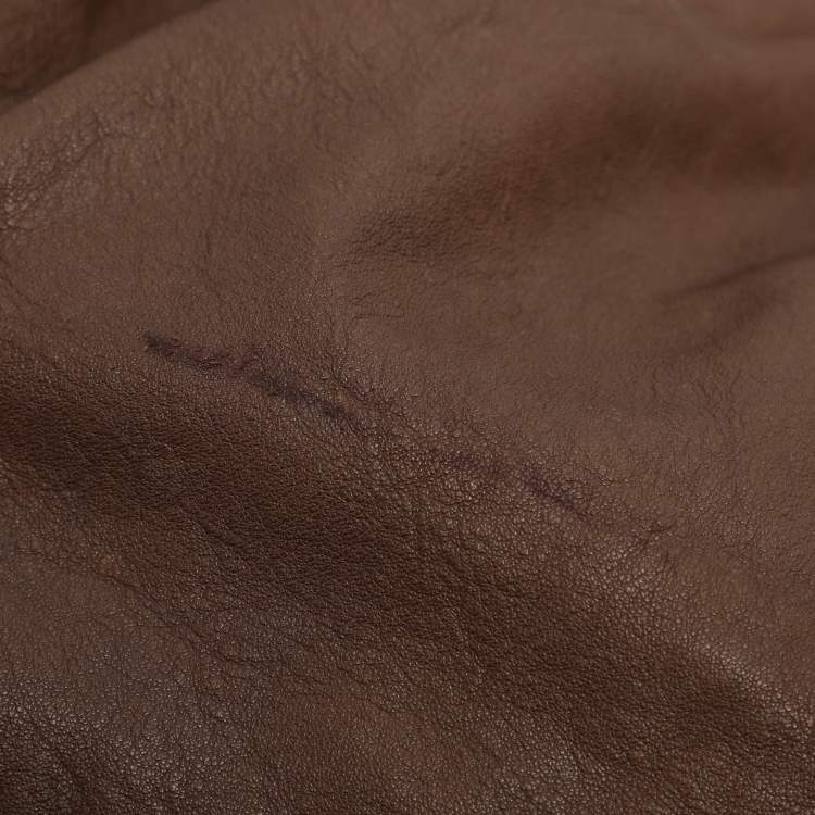 Pre Owned Givenchy Brown Leather Hobo