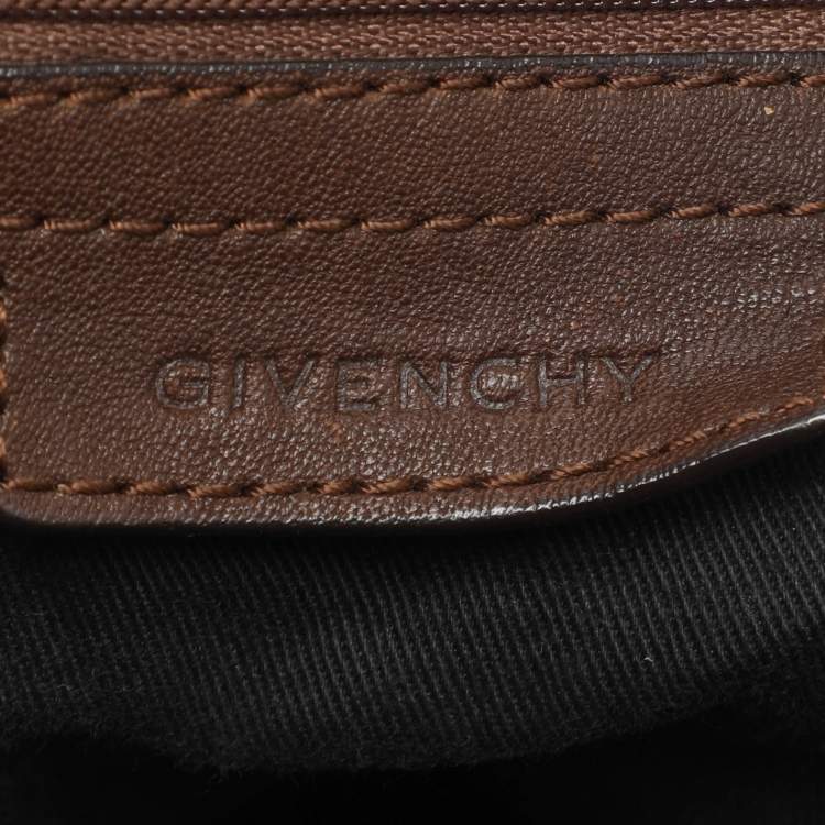 Pre Owned Givenchy Brown Leather Hobo